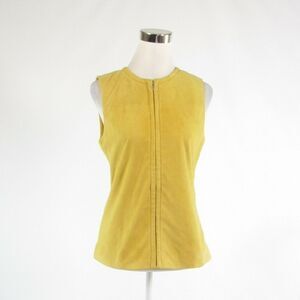 Tanner yellow sleeveless vest 2 NWT $650.00